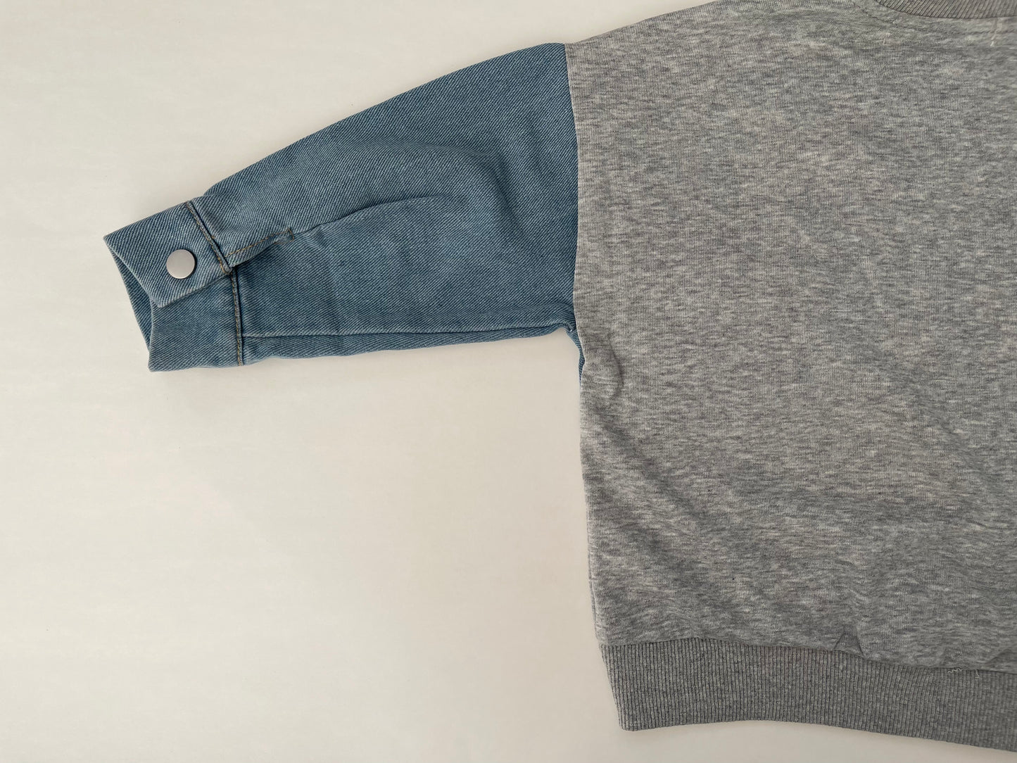 Spliced Denim Jumper